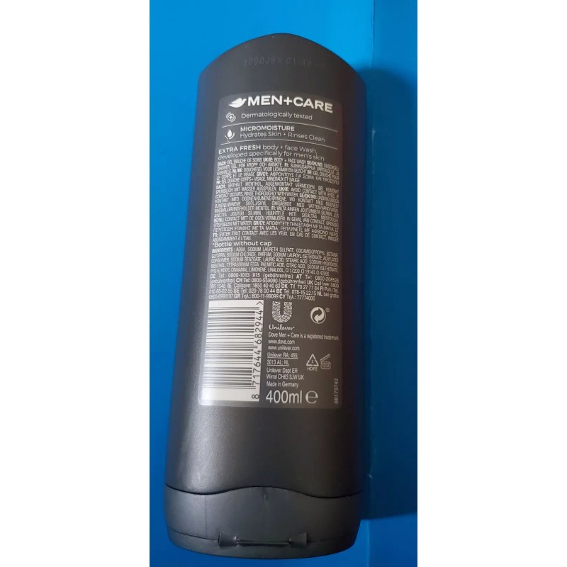 Dove 3 PACK DOVE MEN + CARE BODY & FACE