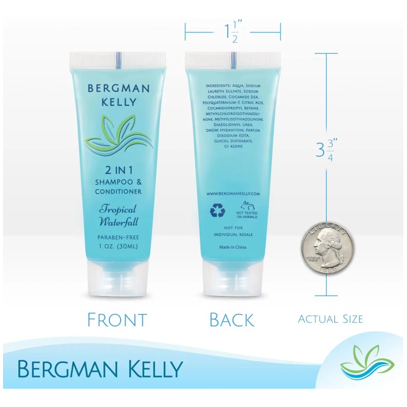 Bergman Kelly Champú Y Acondicionador De Tamaño De Viaje 2