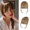 Clip in Bangs 100% Human Hair Fake Bangs Clip in