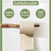 QingYa Bamboo Toilet Paper 12 Rolls, Resuable Packaging,New Plastic-Free,3 ply,