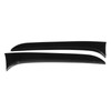2pcs Rear Window Side Spoiler Canard Wing Glossy Black Replacement
