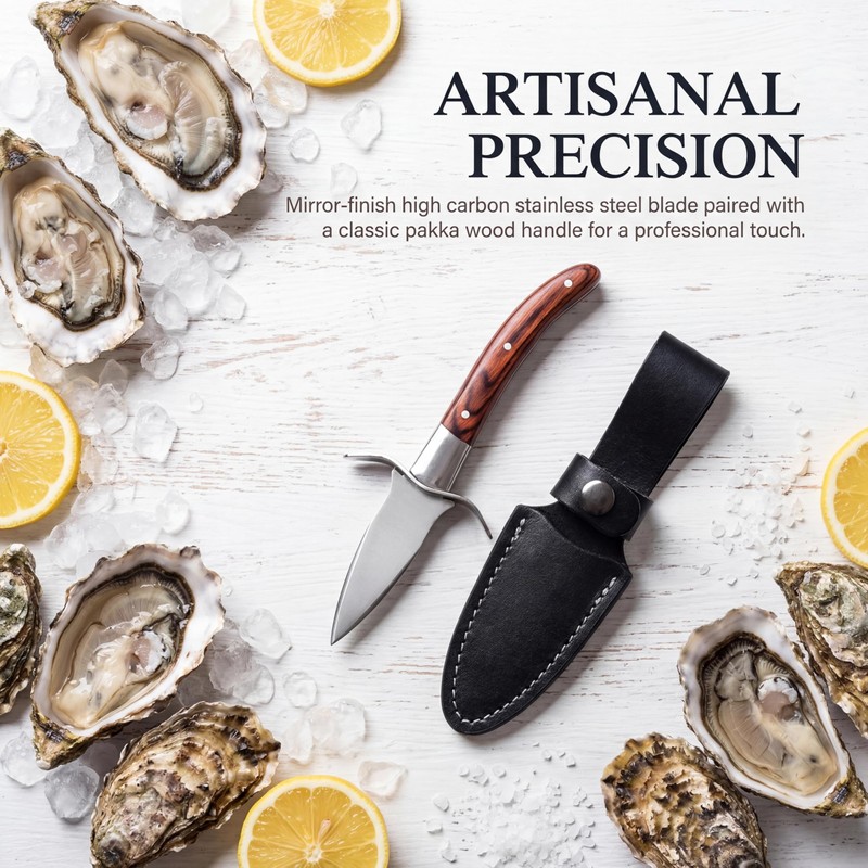 2 PACK Oyster Shucking Knife and Glove Kit – Stainless