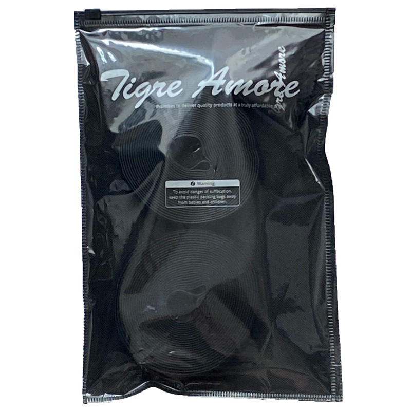 Tigre Amore Velcro Cable Ties Cord Tie Up Black 10m