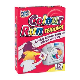 Kb Colour Run Remover Avoids Colour Runs In Mixed Washes. Fabric Magic. 12 Sheets