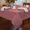 Gingham Check Tablecloth Dining Room or Kitchen Table Linen 72”