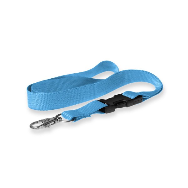 Kandinsky® Pack of 25 Light Blue Lanyards with Quick Release
