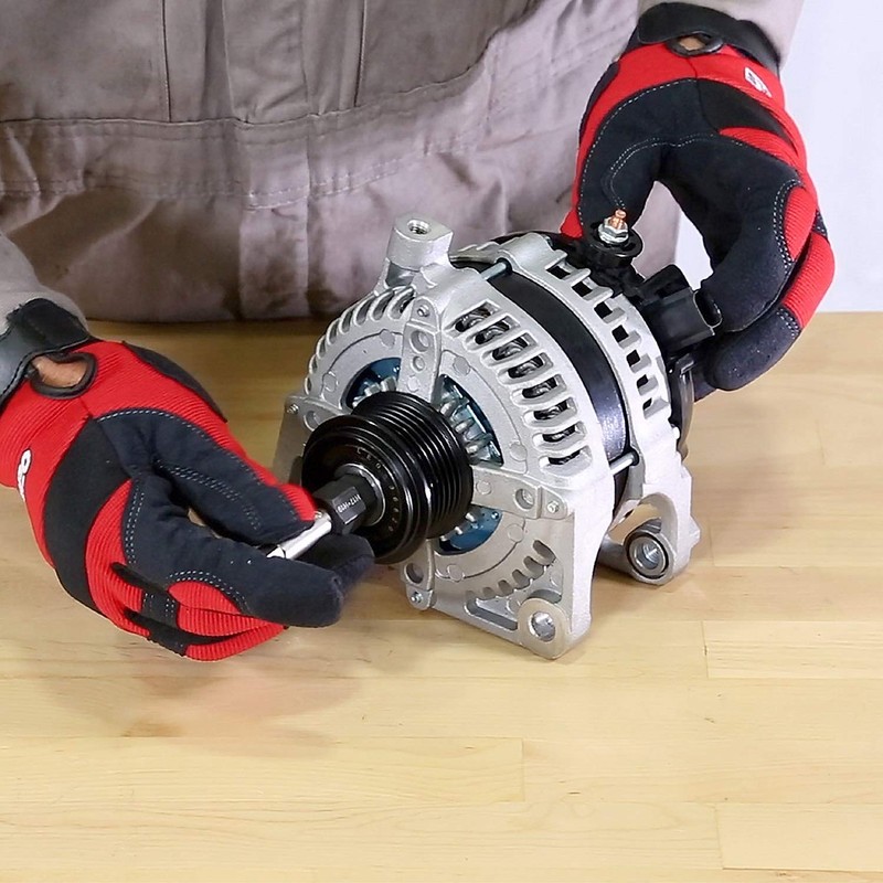 OEMTOOLS 37275 Alternator Decoupler Pulley Service Kit, Alternator Pulley Removal