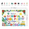 Back to School Pool Party Backdrop 6x4FT End of Summer