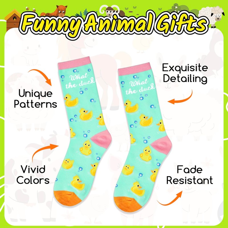 HAPPYPOP Duck Gifts for Animal Lovers - Funny Rubber Duck