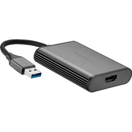 Insignia - SuperSpeed USB 3.0 to HDMI External Video Adapter - Black - Model: NS-PU37H-BK