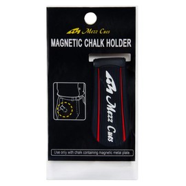 MEZZ Magnetic Pool Billiard Chalk Holder (Black w/White Logo)