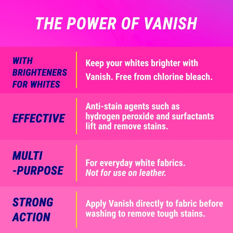 Vanish White Multi-Purpose Stain Remover 900ML