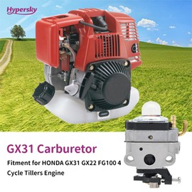 Hypersky FG100 GX31 Carburetor for Honda 4 Stroke Tiller GX22 HHE31C Edger HHT31S UMK431 UMK431K1 Trimmer/Brush Cutter 16100-ZM5-803 16100-ZM5-A95