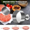 TIANTOU Burger Press, Adjustable Hamburger Meat Press, 304 Stainless Steel