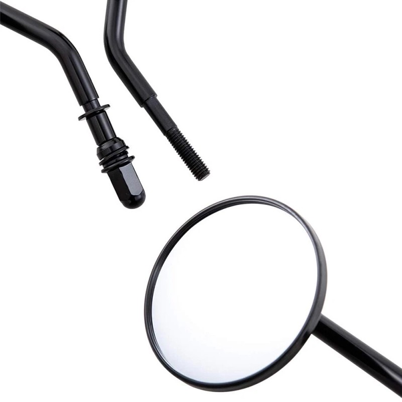 KEEPDSGN Motorcycle Round Rearview Mirror For Harley Davidson Sportster XL883