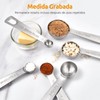Cucharas medidoras: U-Taste 18/8 Cucharas medidoras de acero inoxidable Juego