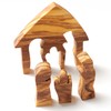KASSIS Olive Wood Christmas Decoration Nativity Scene Puzzle Table Decoration