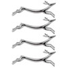 4PCS Cutlery Rest Silver Chopstick Stand Electroplated Polished Zinc Alloy