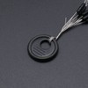 SING F LTD 100PCS Rubber Fishing Bobber Beads Stopper 6