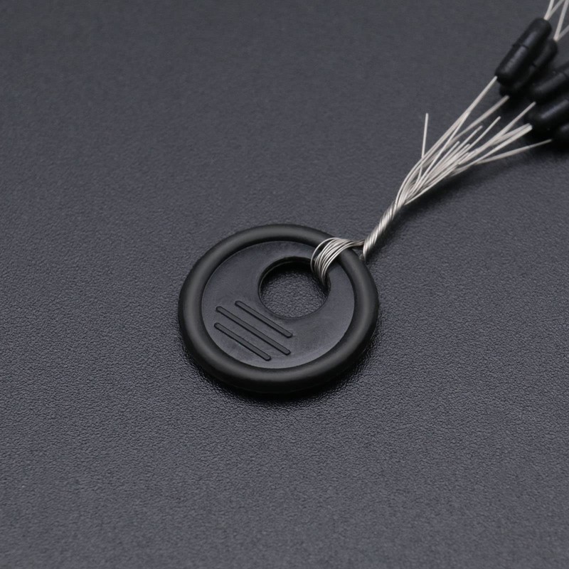 SING F LTD 100PCS Rubber Fishing Bobber Beads Stopper 6