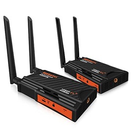 Weeryyi Wireless HDMI Transmitter and Receiver, Wireless HDMI Extender with Loop-Out, IR Support, 1080P Full HD 656ft, for DSLR Camera Projector Laptop Church Home Office