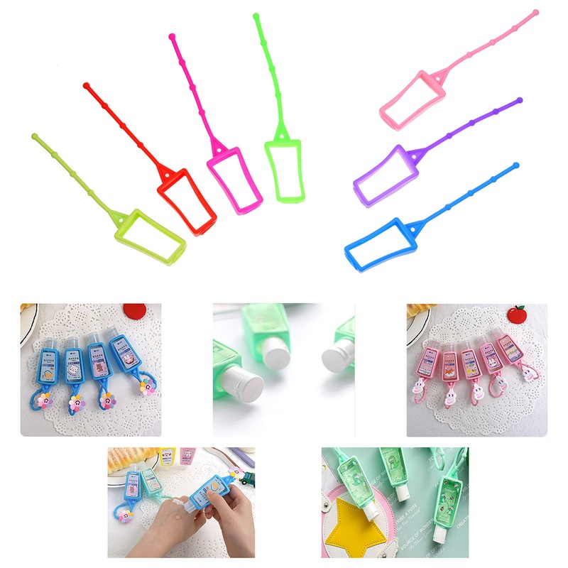 Kare & Kind 7x Silicone Hand Sanitizer Protective Cases (empty)