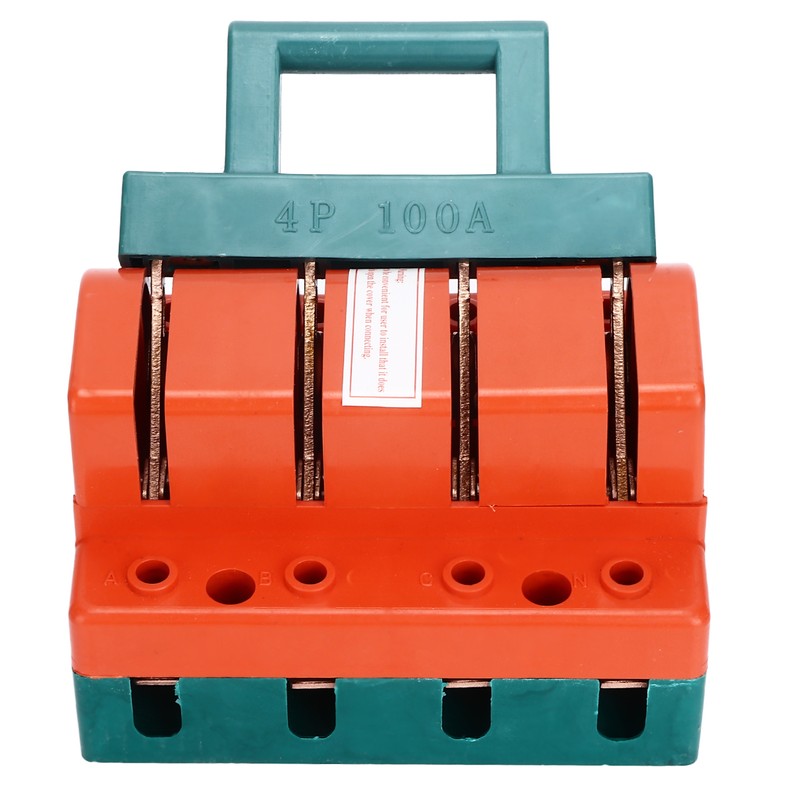 Knife Safety Switch 4P Single Throw 100A AC 380V Terminal