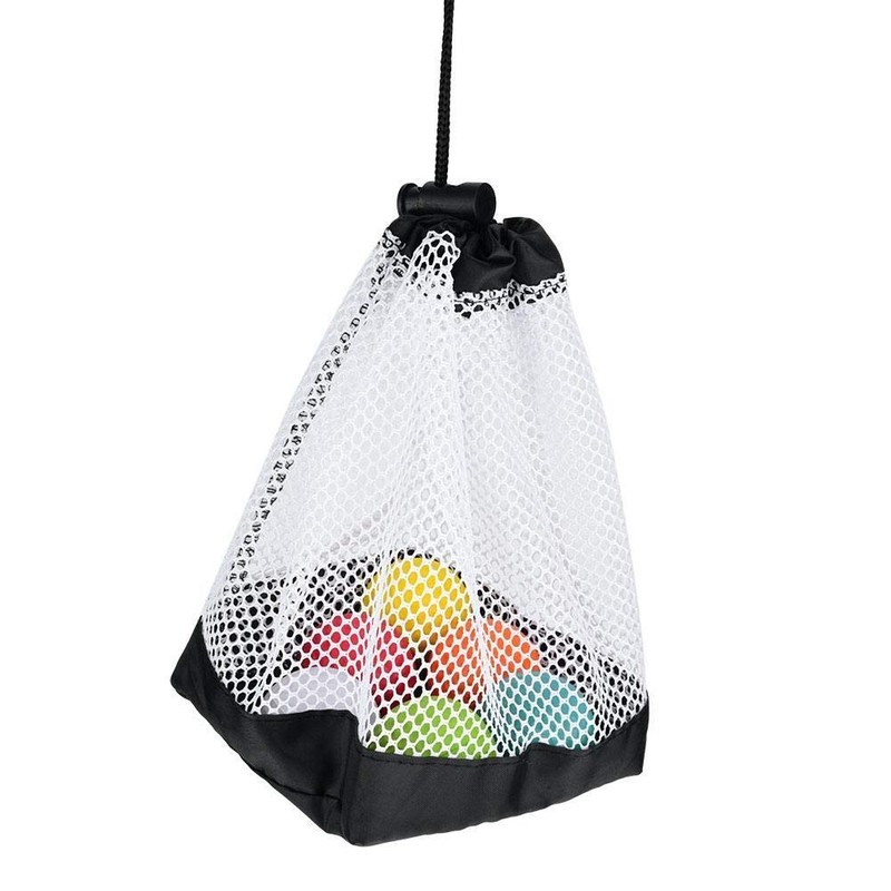 Broco Golf Ball Bag,Nylon Mesh Drawstring Pouch 36 Balls Holder