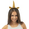 P 'tit clown 82203 Unicorn Headband Gold and Black, One