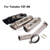 Unbranded For Yamaha YZF-R6 1999-2005 Exhaust Mid Pipe Link 51mm