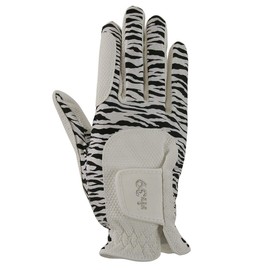 MIC 39 GOLF FIT39 Gloves, Unisex, MGF-220N, Right Handed (Left Handed), Zebra/White, M Size