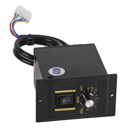 AC 220V 50Hz 15‑400W Digital Adjustable Stepless Motor Speed Controller 0‑1450rpm (400W)