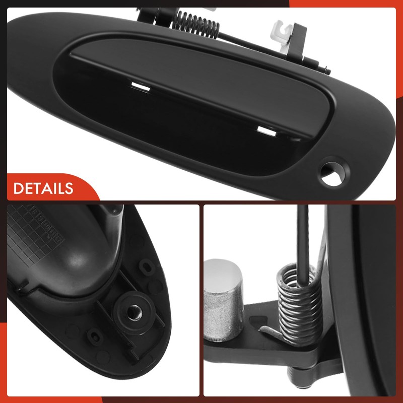 A-Premium Front Left Driver Side Exterior Door Handle with Keyhole