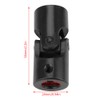 Universal Joint, ID 12mm OD 24mm Metal Shaft Coupling Joint