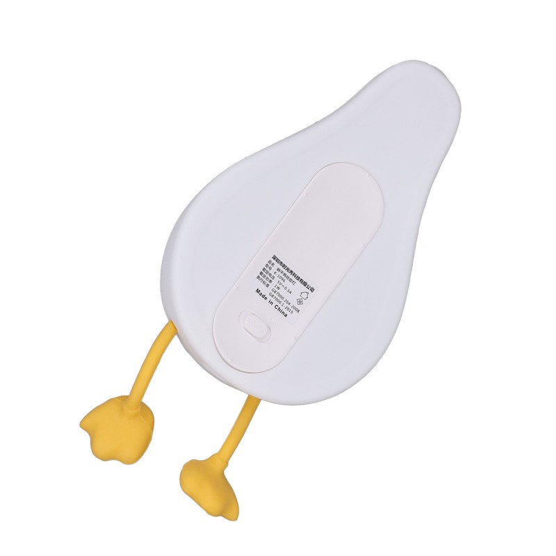LED Night Light Cute Lying Duck Shape Soft Silicone Soft