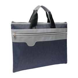 XINCHIA A4 Document Folder Pouch Zipper Document Bag Portable Conference Folder A4 Large Business Portfolio Folder Business Briefcase Bag File Bag Office Handbag Paper Storage Organiser for Women Men