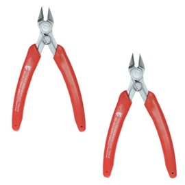 SEWACC 2Pcs Stainless Steel Wire Stripper and Crimping Plier Durable Cutting Tool for Easy Wire Headpins and Beading Projects