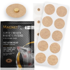 MagnetRX® Magnetic Acupressure Patches - 3,500 Gauss Ultra Strength Healing Magnets for The Body - Acupressure Magnets Patch | 20 Pack