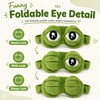 Antifaz para Dormir Gracioso, 3D Frog Sleep Mask, Cute Plush