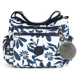 Aucuu Women's Nylon Shoulder Bag, Shoulder Bag, Handbags, Multi Pocket with Larger Capacity, Women's Shoulder Bag with Multiple Pockets, Multifunctional Crossbody Bag for Work, School, Shopper, #8