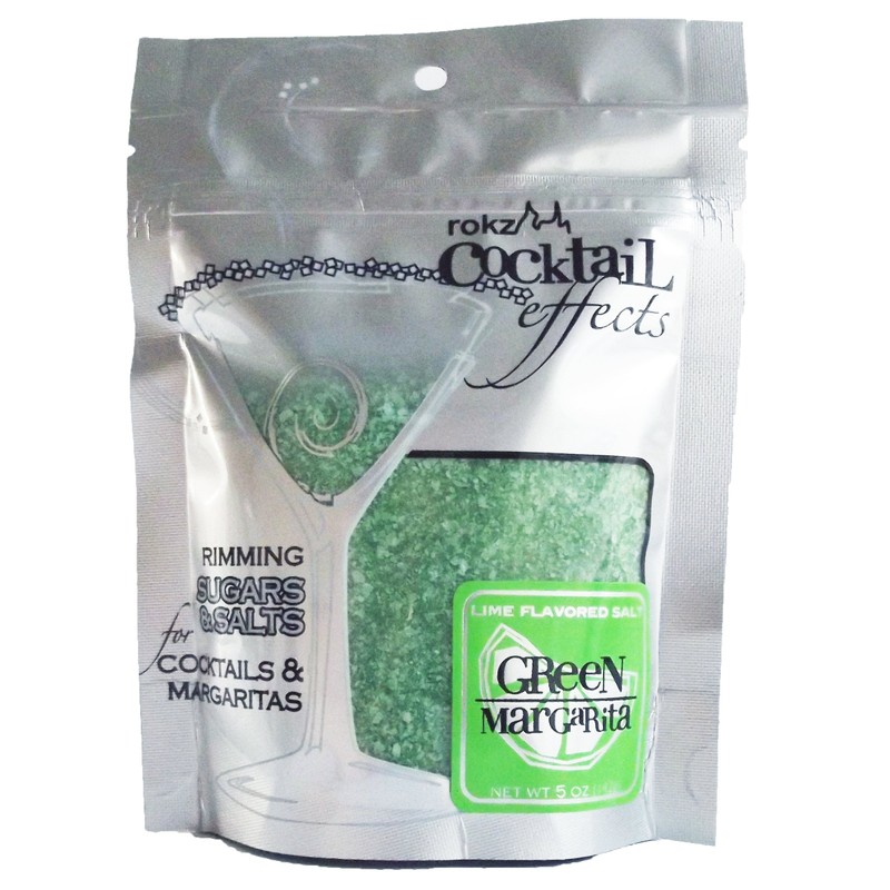 Rokz Green Margarita Salt Drink Rimmer 3 Pack Bundle, 15