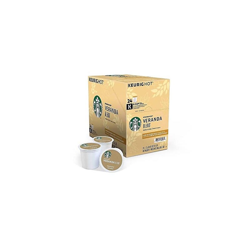 Starbucks K-Cup Coffee Pods, Starbucks Blonde Roast Coffee, Veranda Blend