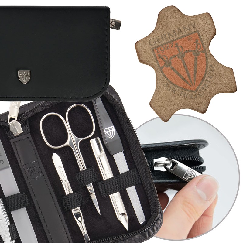 Drei Schwerter Napoli Nail Manicure Set Black