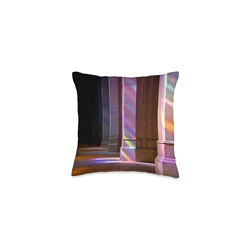 Carpe Cranium Cathedral Light, Color from Stained Glass Falling on