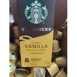 Starbucks Nespresso Starbucks CREAMY VANILLA Espresso Roast 110 Capsules BULK/LOOSE 10/25