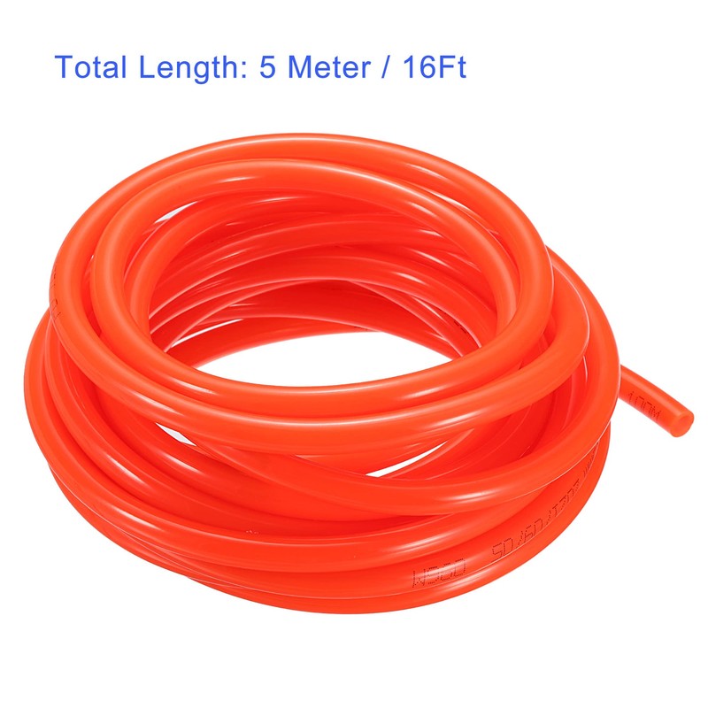 sourcing map Pneumatic Tubing - Polyurethane Air Compressor Hose Pipe,