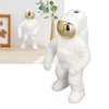 Ceramic Space Man Astronaut Figure Statue Modern Space Man Vase
