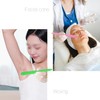 2-PCS Non-Stick Reusable Wax Silicone Spatula, Silicone Waxing Applicators for