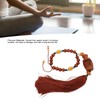 Wood Carved Amulet Pendant Peach Wood Detailed Carving Beautiful Safe