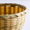 Fried Rice Colander (21.5) Bamboo Braid Hand Woven Basket Natural